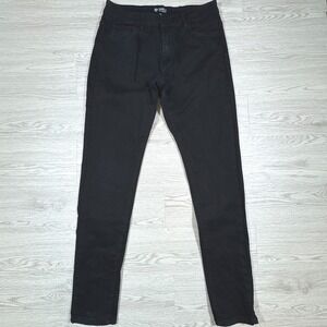Barbell Brigade Mens Jeans Slim Fit Black 34 Stretch Denim Five Pocket‎ Pants